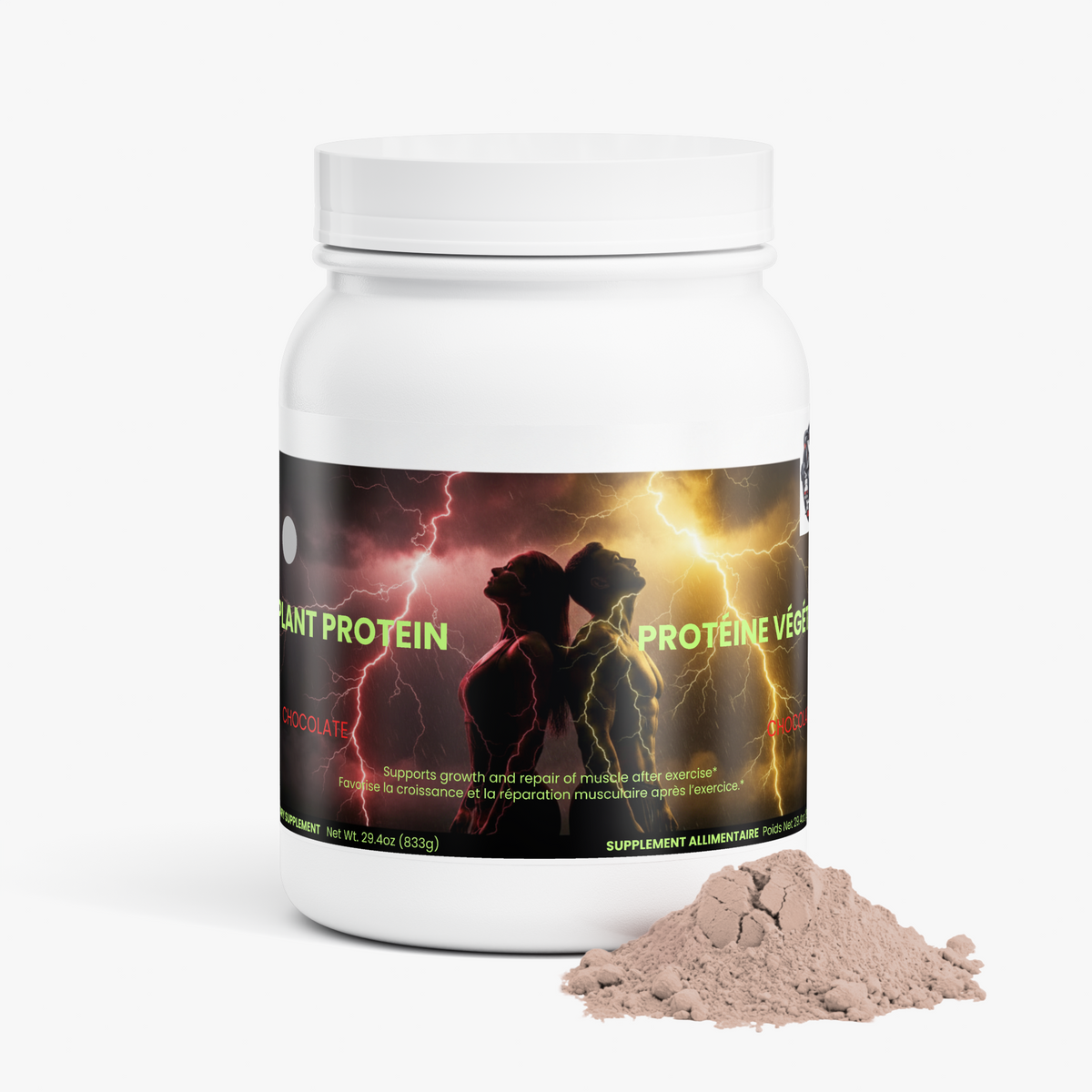 Plant Protein Powder – Chocolate | 833g | Vegan | Xtreme Recovery