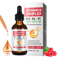 Liquid Vitamin B Complex Drops – B1, B3, B6, B9 & B12 | Berry Flavour