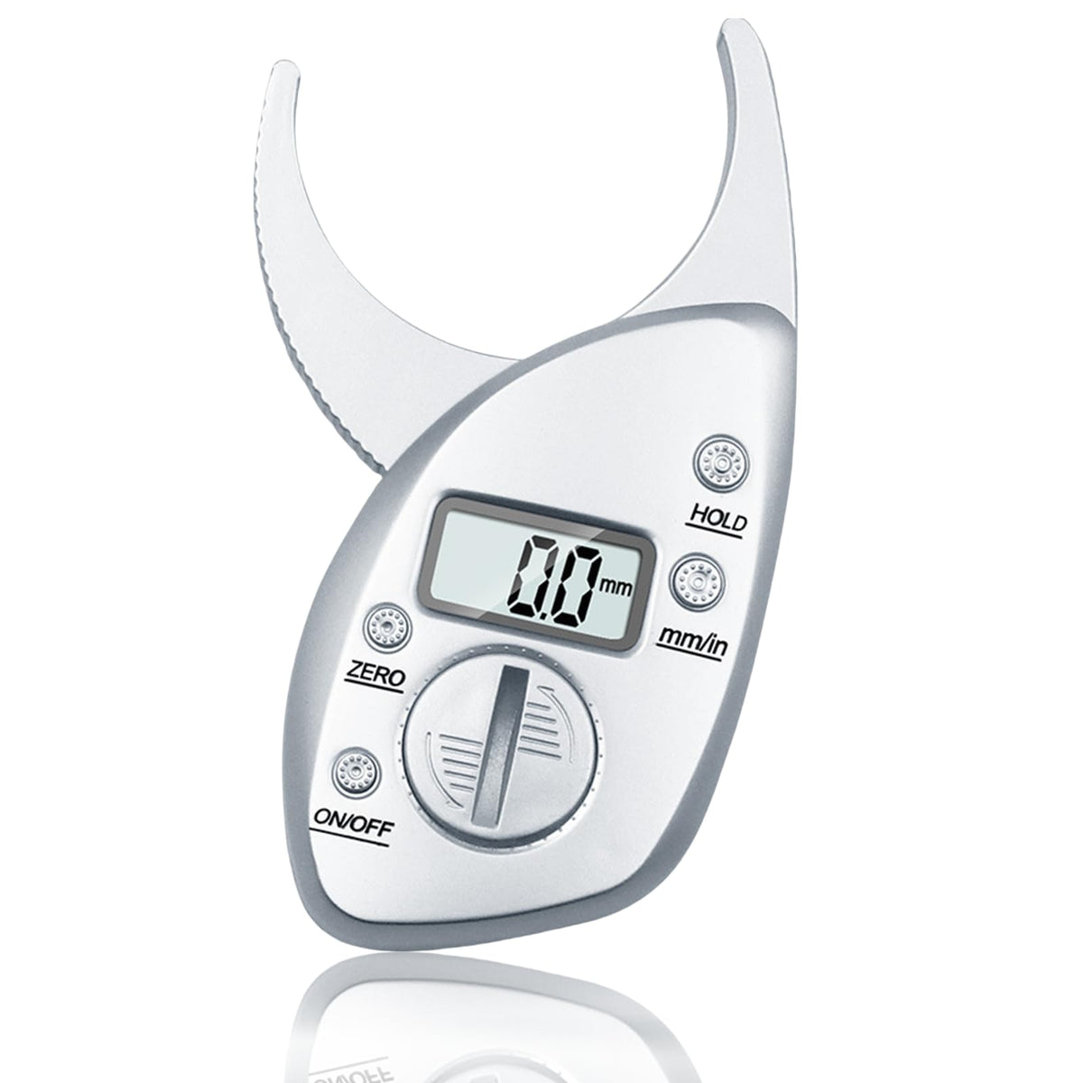 Body Fat Caliper with LCD Screen – Accurate Body Fat Measurement Tool | Anti-Slip Grip | Includes Tape Measure | For Men & Women