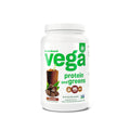 « Vega Protein and Greens chocolate protein powder side view »