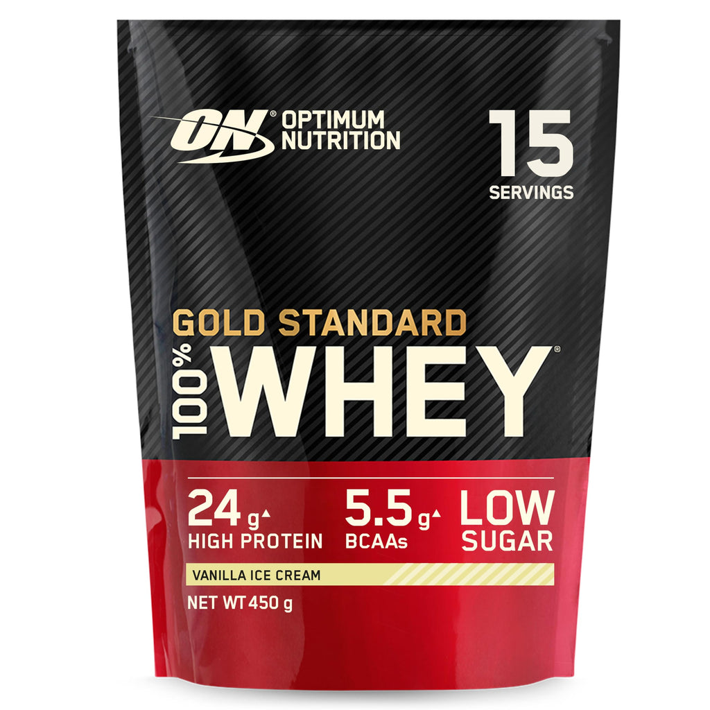 Optimum Nutrition Gold Standard 100% Whey Protein – Vanilla Ice Cream | 24g Protein | Whey Isolate