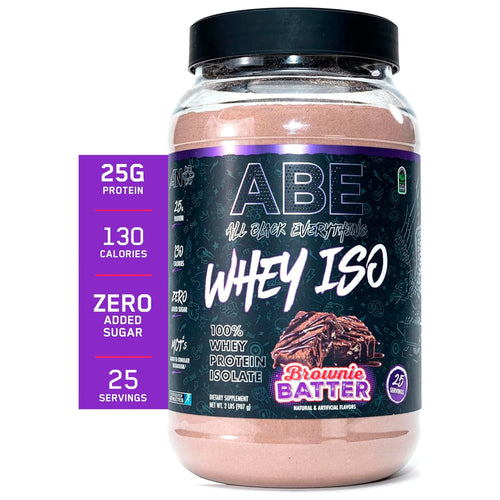 ABE Whey Protein Isolate – Brownie Batter | 25g Protein | MCTs | Low Carb | 27 Servings