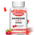 Magnesium Citrate Gummies 400mg – Vegan Raspberry – 60 Count