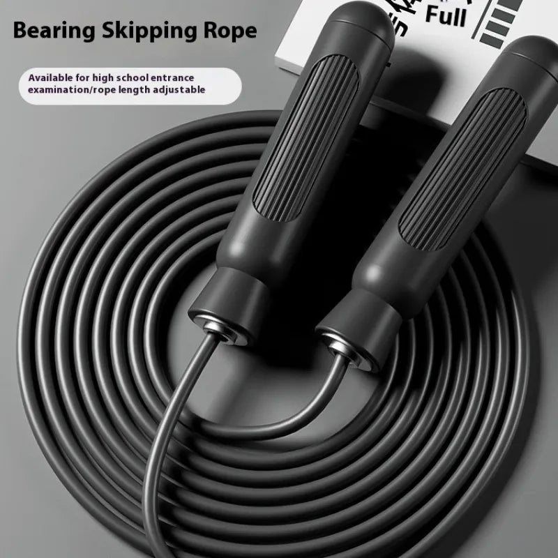 Adjustable Fitness Skipping Rope for Cardio, Weight Loss & Agility | Black & White– Adjustable Fitness Skipping Rope for Cardio, Weight Loss & Agility | Black & White