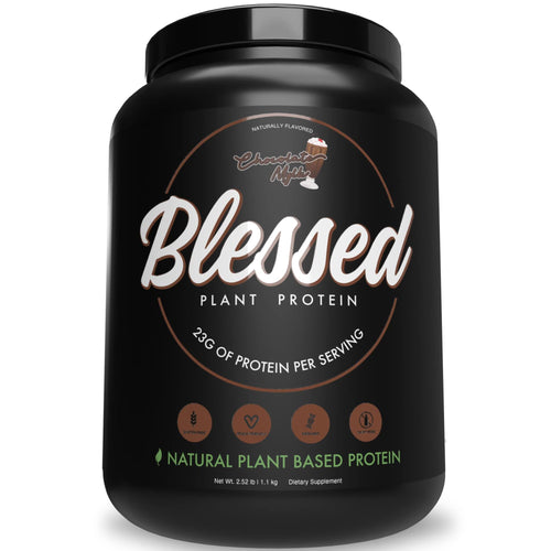 Blessed Vegan Protein Powder – Chocolate Mylk | 23g Pea Protein | Dairy-Free | 30 Servings