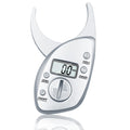 Body Fat Caliper with LCD Screen – Accurate Body Fat Measurement Tool | Anti-Slip Grip | Includes Tape Measure | For Men & Women