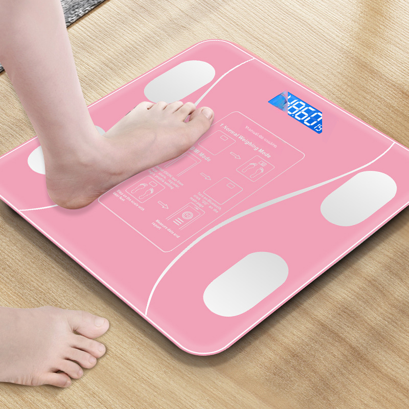 Smart Bluetooth Body Fat Scale – Body Fat & Hydration Tracker | 180kg Capacity | Black, White & Gold