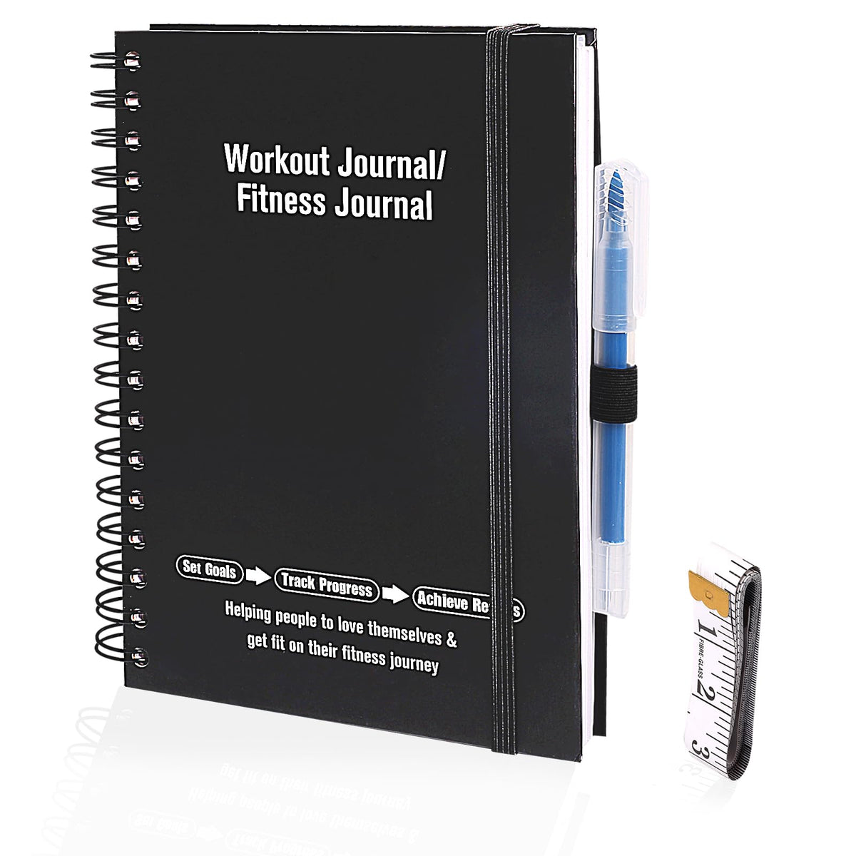 Fitness Journal & Workout Planner – 6-Month Progress Tracker for Women & Men | A5 | Home & Gym