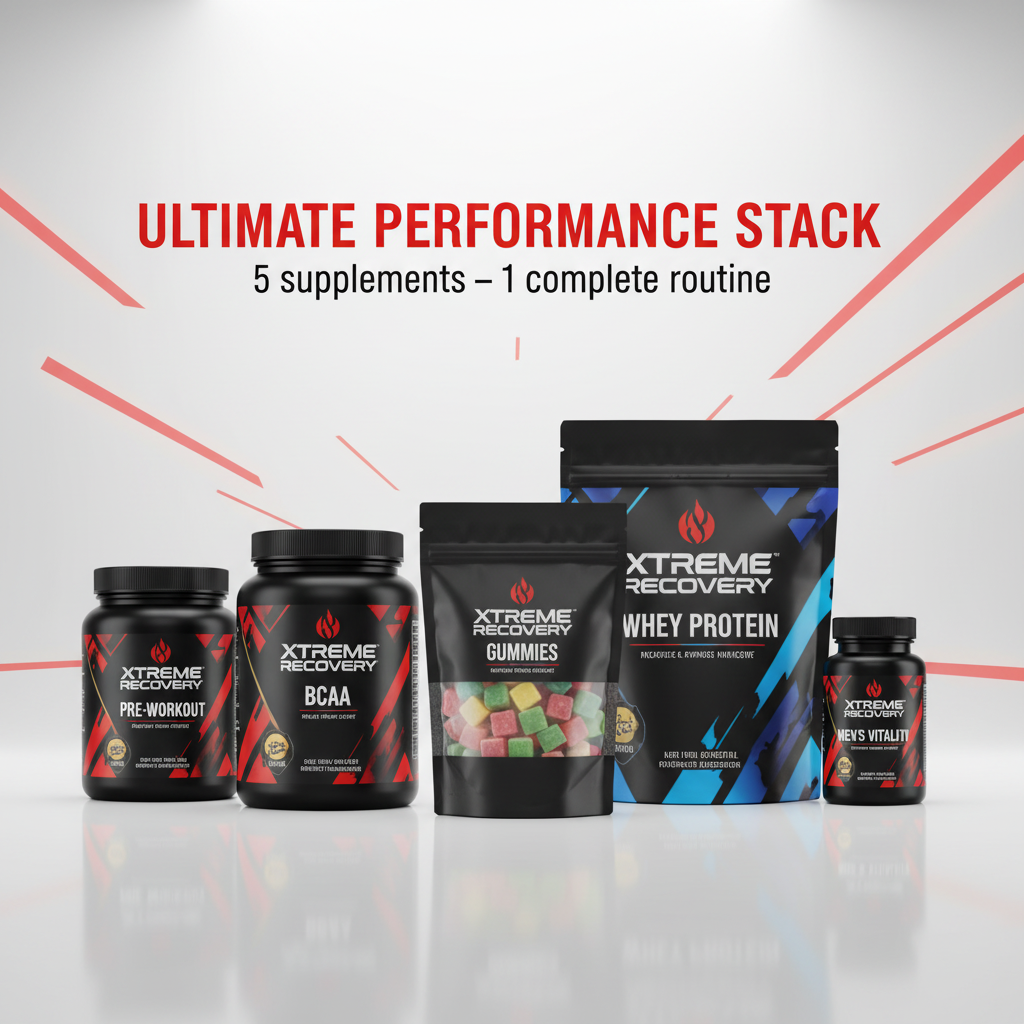 Ultimate Performance Stack – Pre-Workout, BCAA, Creatine, Protein & Herbal Formula | Xtreme Recovery